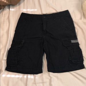 Unionbay black cargo shorts size 34